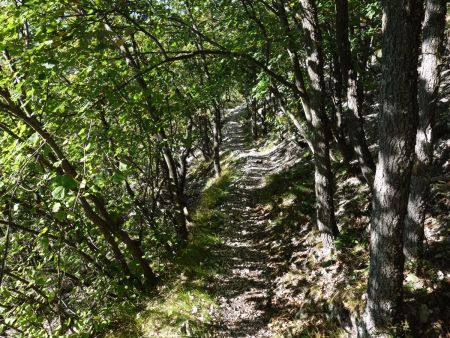 La traversée en direction du portail de Chavardon.