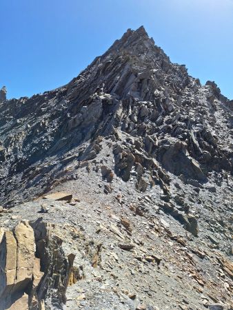 Début de la descente, dans le rétro 