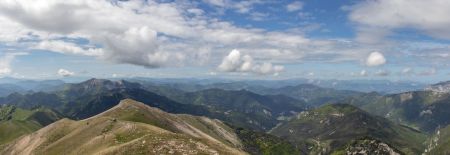 Panorama du sommet