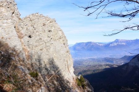 Vue sur le bassin chambérien.