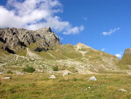 La montée vers la Pente des Cavales