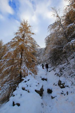 Montée raide et superbes couleurs 