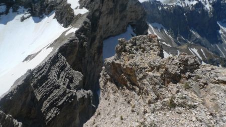 Une crête vertigineuse