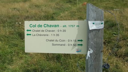 Col de Chavan - 1 757 m