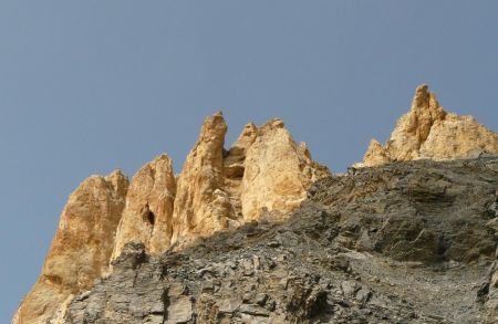 ... Et celles, lumineuses, de l’arête de Chaix