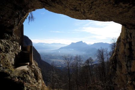 Entrée de la grotte.