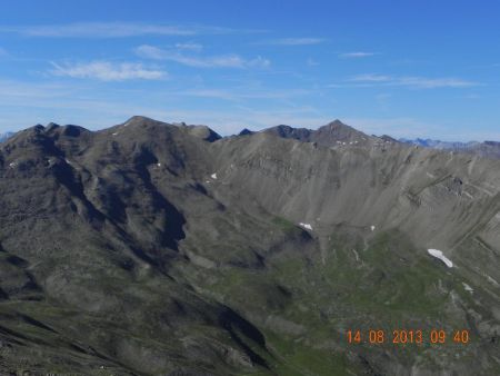 Vue sur le massif du Parpaillon