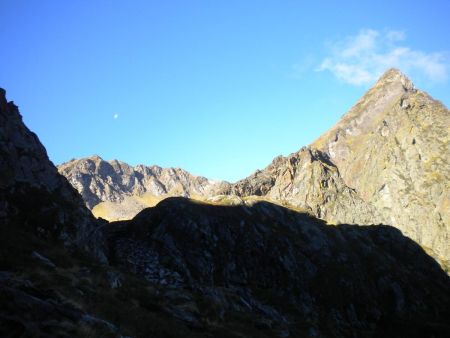 Le col avant le lac Bleu