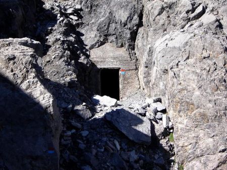 L’entrée du tunnel.