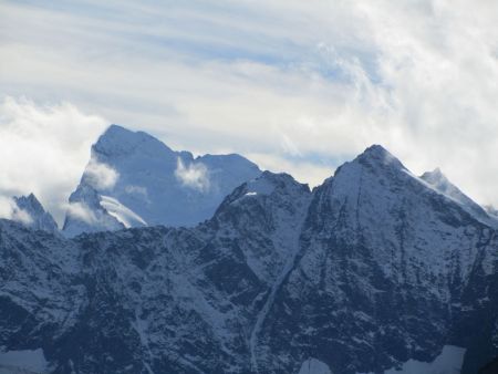 Zoom sur la Barre des Ecrins.