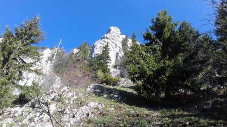 Le début du couloir sous la tour