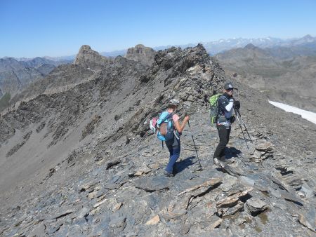 arrivée sur l’arête