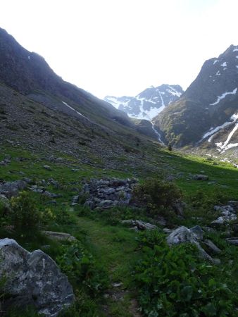 Refuge de la Combe Madame : vers l’amont