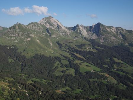 Charvin, aiguilles du Mont, aiguille du Bouchet.