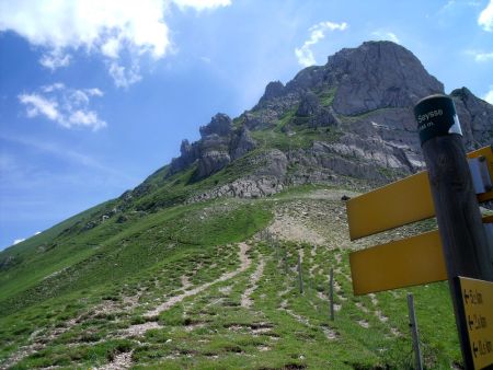 Au col de seysse, vue vers l’est.