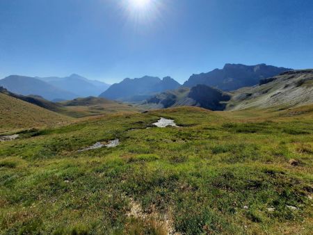 Petite mare face au Grand Rochebrune