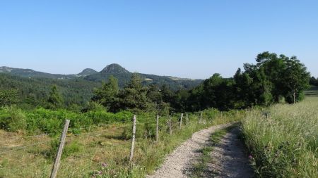 Descente dans de le ravin de l’Auze.