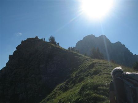 Pointe de Chavasse vue depuis le col de Chavan