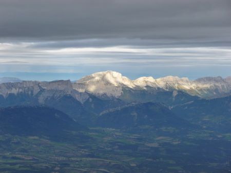 Zoom sur le Grand Veymont.