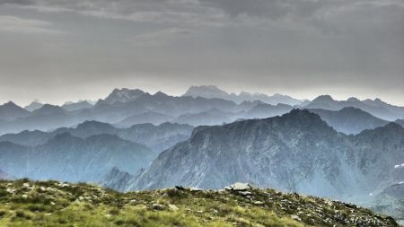 Au loin l’Argentera, et le Monte Matto à sa gauche