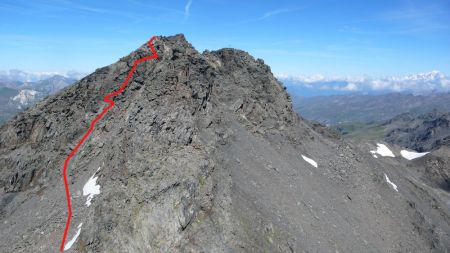 Tracé pour le sommet central