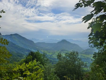 Côté Puygros, La Thuile, la chaîne de Belledonne