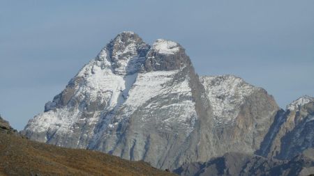 Le Viso vu de la montée au col Blanchet.