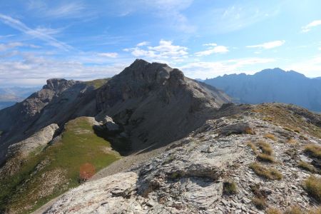 Sur la crête.