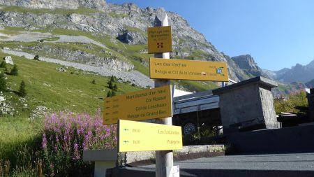 Refuge des Barmettes (panneau)