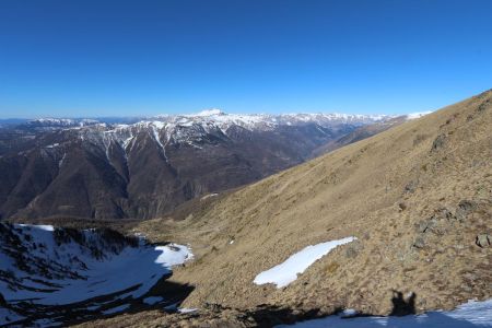 Au col, vers le Mounier.