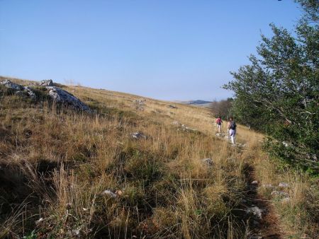 En direction de la Pierre de l’Ours et du Refuge de Tubanet