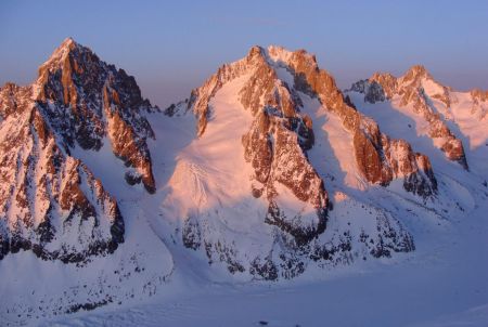 Le Chardonnet, L’Aiguille d’Argentière, le Tour noir...