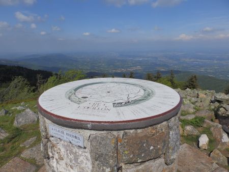 La table d’orientation.