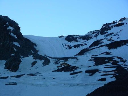 Le départ vers le Col de Thorens