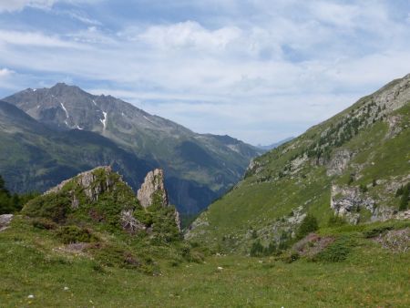 Vue arrière la Pointe Rouge