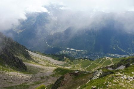 la descente sur Chamonix s’annonce longue