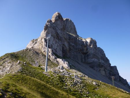 La Tête, vue du col.