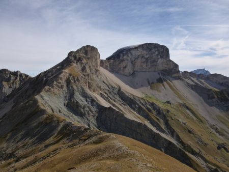 Les crêtes de Plate Longue et du Rocher Rond.