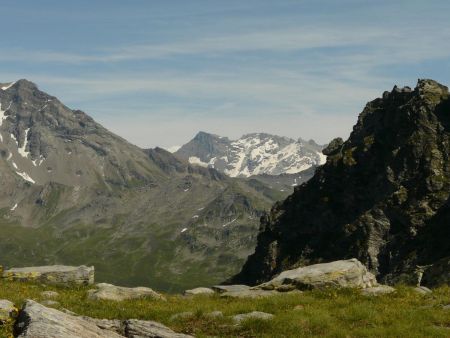 Le col du Retour : vue vers le sud-est.