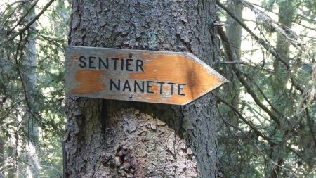 Direction les Fontanettes par le Sentier Nanette