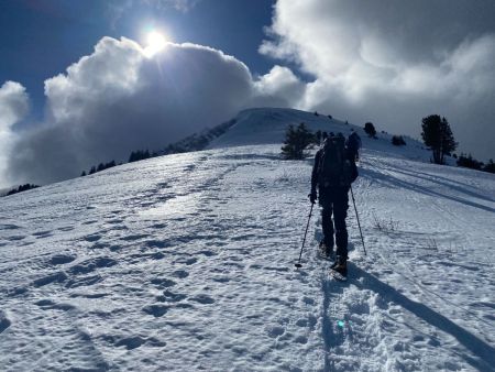 Sur la crête