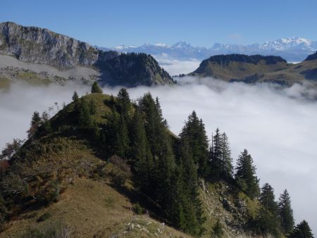 Sur la crête sud-est de la Haute Pointe.