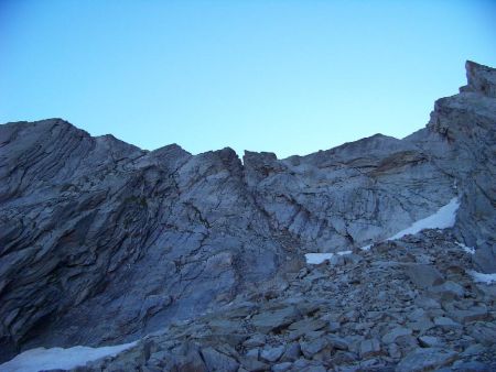 Couloir W de la brèche de la Croix de la Rue.