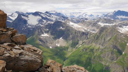 Vers la Vanoise, des Pointes du Châtelard à la Pointe de la Sana.