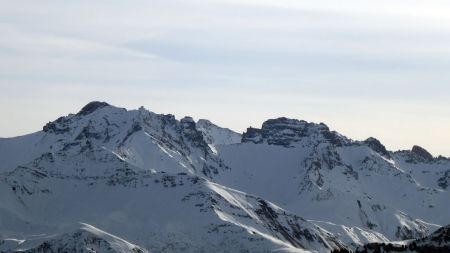 Aiguille du Grand Fond, Brèche de Parozan, Pointe de Presset