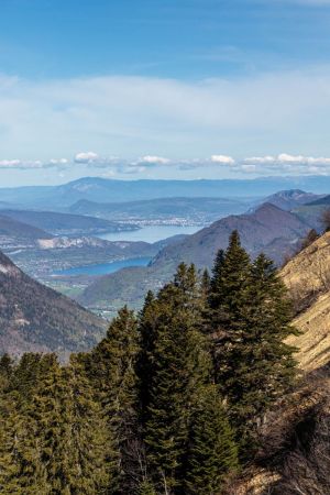 Vers Annecy et le Jura au fond