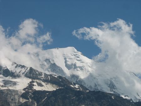 Aiguille de Bionnassay (alt. 4.052 m) vue de Bellachat