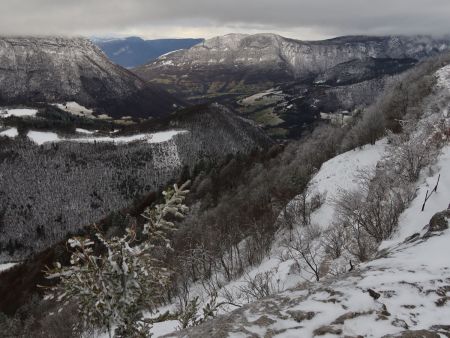 Malgré le temps couvert, la vue est magnifique.