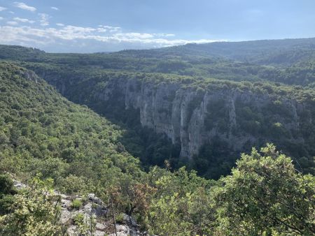  Les gorges.