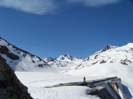 Le lac Bramant et le Grand Sauvage.